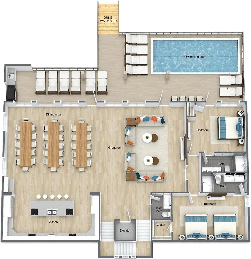 The Pearl Gulf Front W-prvt Heated Pool, 12 Bdrm -12,5bath Alvacationrentals Gulf Shores