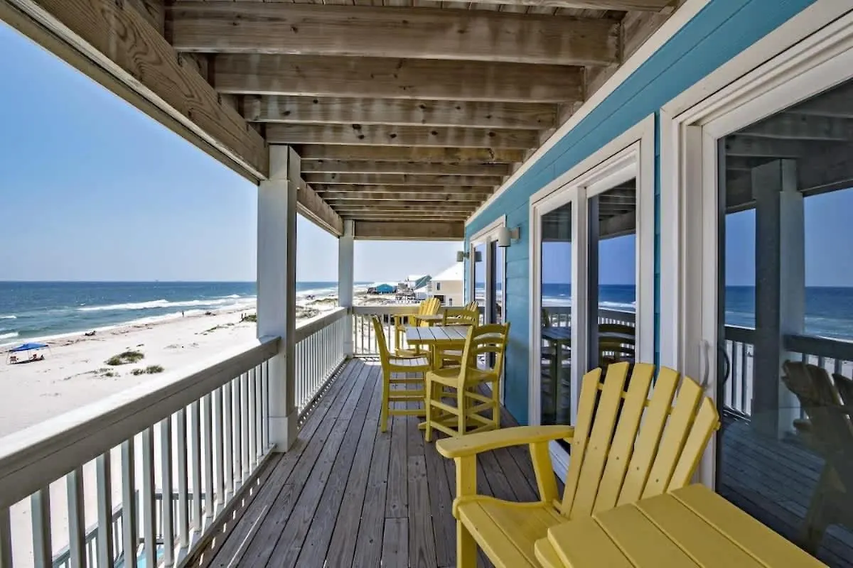 Beachfront 9bed Easybreezy West Holiday home Gulf Shores